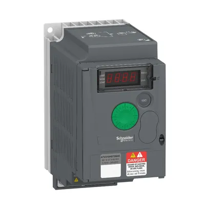 Честотен регулатор Schneider Electric за асинхронни двигатели с радиатор  380-460 V, 0.75 kW, 1 к.с., Easy Altivar ATV310