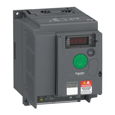 Честотен регулатор Schneider Electric за асинхронни двигатели с радиатор  380-460 V, 1.5 kW, 2 к.с., Easy Altivar ATV310