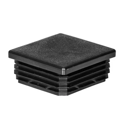 Капачка Estebro тапа за ограден кол PVC, 16x16 мм, квадратна, черна, 2589