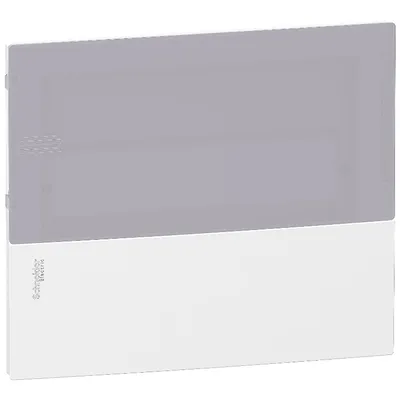Капак Schneider Electric на апартаментно табло за скрит монтаж от PVC  252x294x13 мм, 20 IP, сив, 12 модула, Mini Pragma