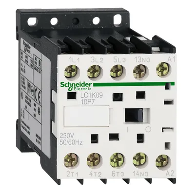 Контактор Schneider Electric променливотоков 3P (3 NO), 1 NC, 220 V, 6 A, TeSys K