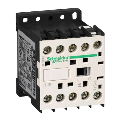 Контактор Schneider Electric променливотоков 3P (3 NO), 1 NC, 24 V, 6 A, TeSys K