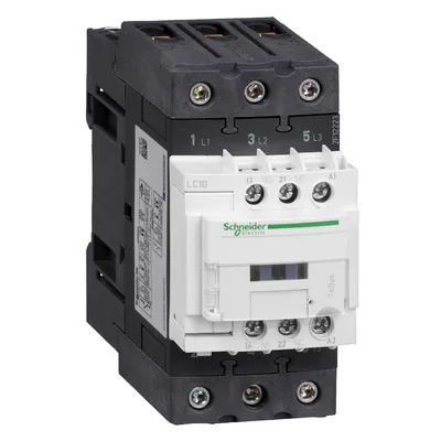 Контактор Schneider Electric променливотоков  3P (3 NO), 1 NO+1 NC, 220 V, 50 A, TeSys D