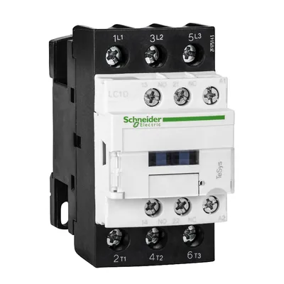 Контактор Schneider Electric променливотоков 3P (3 NO), 1 NO + 1 NC, 220 V, TeSys D