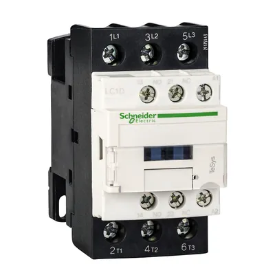 Контактор Schneider Electric променливотоков 3P (3 NO), 1 NO + 1 NC, 380 V, 32 A, TeSys D
