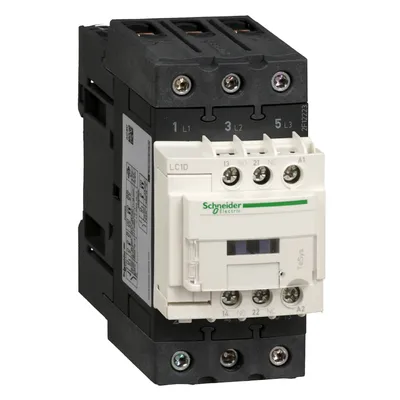 Контактор Schneider Electric променливотоков 3P (3 NO), 1 NO + 1 NC, 42 V, 40 A, TeSys D