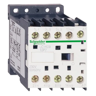 Контактор Schneider Electric променливотоков 3P (3 NO), 1 NO, 220 V, 16 A, TeSys K