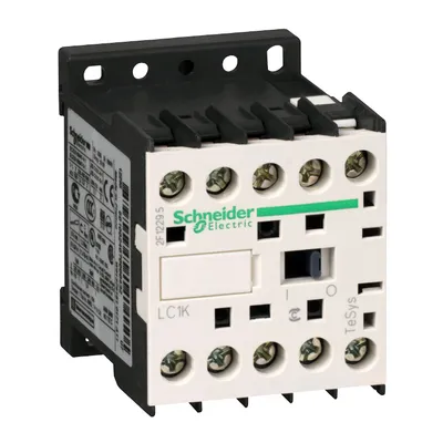 Контактор Schneider Electric променливотоков 3P (3 NO), 1 NO, 24 V, 6 A, TeSys K