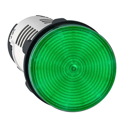 Лампа Schneider Electric сигнална LED моноблок 230 V, зелена, Harmony XB7
