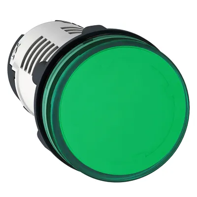 Лампа Schneider Electric сигнална LED моноблок 24 V, зелена, Harmony XB7