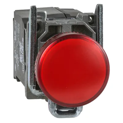 Лампа Schneider Electric сигнална LED панелна 230 V, червена, Harmony XB4