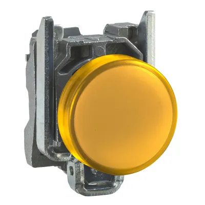 Лампа Schneider Electric сигнална LED панелна 230 V, жълта, Harmony XB4