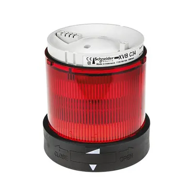 Лампа Schneider Electric сигнална LED панелна  250 V, червена, Harmony XVB