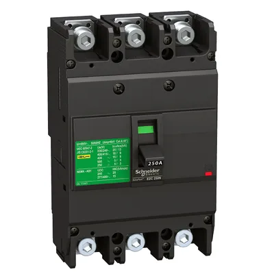 Прекъсвач мощностен Schneider Electric автоматичен тип А-2 фиксиран 225 A, 25 kA, 3P, 690 V, Easypact EZC250N