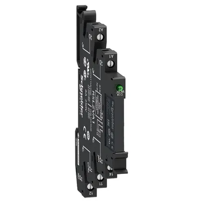 Реле Schneider Electric миниатюрно с цокъл  1 С/О, 6 A, 24 V, DC, Zelio RSL