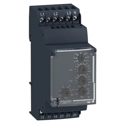 Реле Schneider Electric миниатюрно за контрол на напрежение  5 A, Zelio Control
