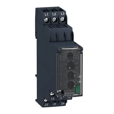 Реле Schneider Electric миниатюрно за контрол на напрежение 8 A, 380-480 V, Zelio Control