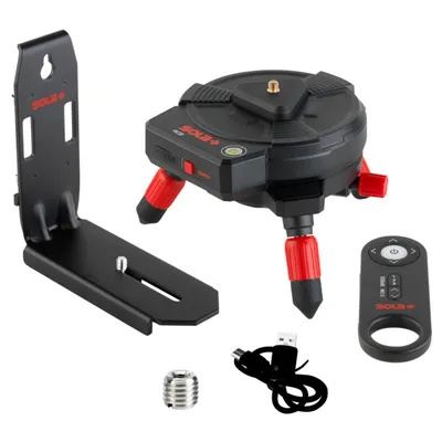 Стойка Sola за лазерен нивелир дистанционна  1/4", 5/8", до 30 м, RCB