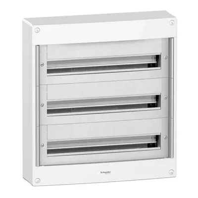 Табло електроразпределително Schneider Electric апартаментно за открит монтаж  600x550x148 мм, 40 IP, бяло, 72 модула, Pragma