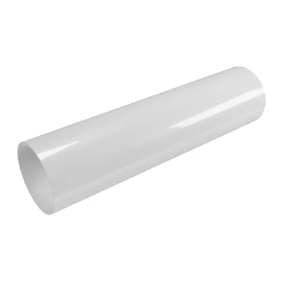 Тръба водосточна Devorex от PVC ф 80 мм, 3 м, бяла, Classic 120