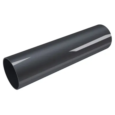 Тръба водосточна Devorex от PVC ф 80 мм, 3 м, графит, Classic 120