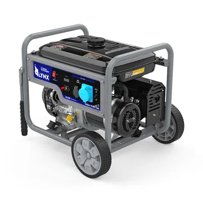 Бензинов генератор за ток LYNX Elektro Maschinen монофазен с електростартер   6000 W, 12.5 к.с., 26.1 A, 230 V, GSEm 7000 SBE