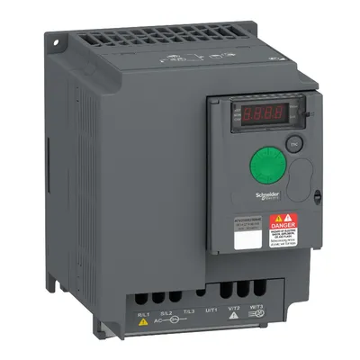 Честотен регулатор Schneider Electric за асинхронни двигатели с радиатор 380-460 V, 3 kW, 4 к.с., Easy Altivar ATV310