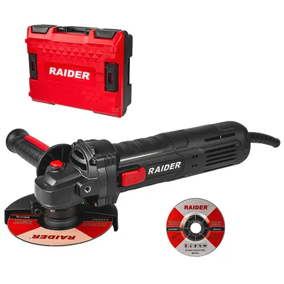 Ъглошлайф 125mm 900W LCD 2disc Red Case RDP-AG79 Black Ed.