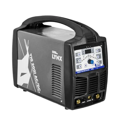 Електрожен LYNX Elektro Maschinen инверторен TIG и MMA 200 AC/DC A, 230 V, 1.6-4 мм, аргон, WMEm TIG 200i AC/DC Lynx