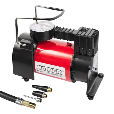Компресор 12V DC метален 120W 35L/min с аксесоари RD-AC05