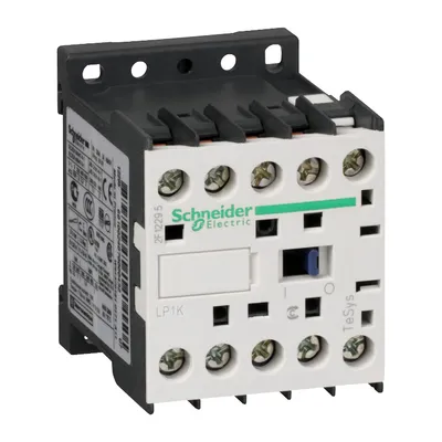 Контактор Schneider Electric автоматичен постояннотоков  3P, 1 NO, 24 DC V, 12 A, TeSys K