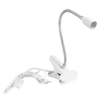 Лампа настолна Vivalux с щипка 35 W, GU10, бяла, Clamp