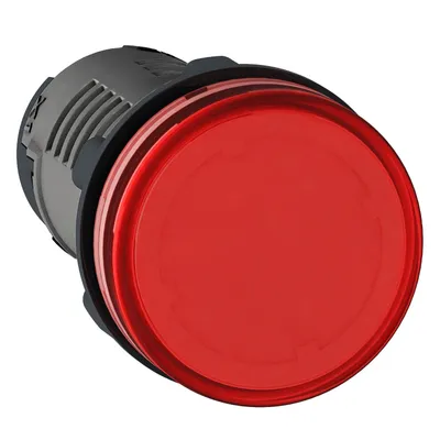 Лампа Schneider Electric сигнална LED моноблок  110 V, червена, Easy Harmony XA2E