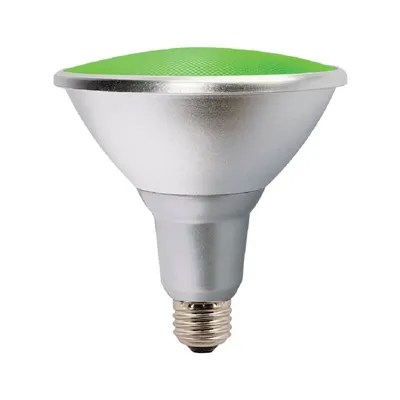 LED крушка Vivalux E27 зелена 15 W, 230 V, Silver LED PAR38