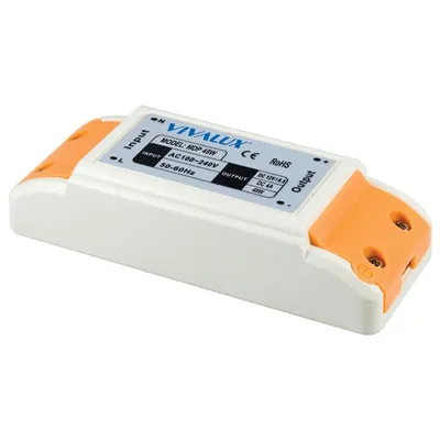 Трансформатор Vivalux за LED ленти  48 W, 12 DC V, 110-240 AC V, 20 IP, MDP Mini