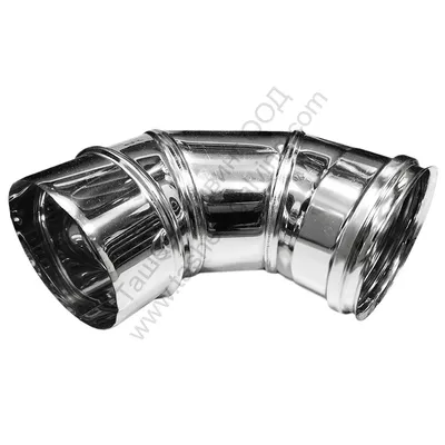 Коляно Atritube за димоотвод на камини ф 250х434 мм, 90 °, EX-304-EL