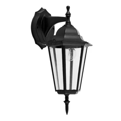 Лампа градинска Vivalux тип фенер стенна  60 W, 230 V, черна, Maribor WD001/BK