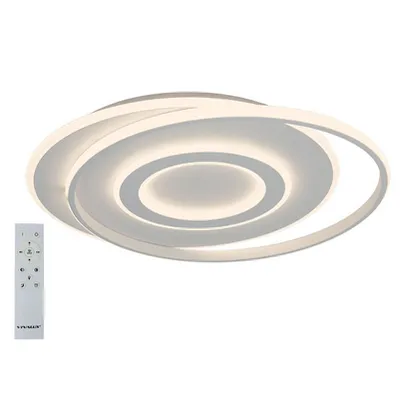LED лампа Vivalux интериорна за открит монтаж 88 W, 560x490x65 мм, 3000/4000/6000 K, 230 V, бял, Tilda