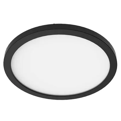 LED панел Vivalux за открит монтаж 12/18/24 W, ф 300x17 мм, черен, 3000/4000/6000 K, 230 V, Nebula LED