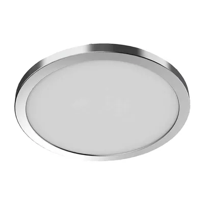 LED панел Vivalux за открит монтаж 12/18/24 W, ф 300x17 мм, хром, 3000/4000/6000 K, 230 V, Nebula LED