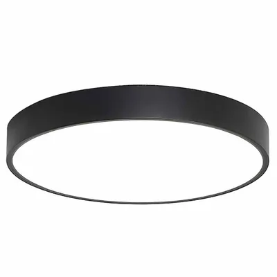 LED панел Vivalux за открит монтаж 35 W, ф 400х50 мм, черен, 3000/4000/6400 K, 230 V, Luka LED