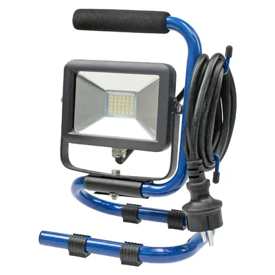 LED прожектор as - Schwabe със стойка  10 W, 230 V, 4000 K, черен