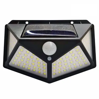 LED прожектор Vivalux със соларен панел и сензор за движение  0.7 W, 4000 K, черен, Vast Solar LED