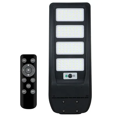 LED прожектор Vivalux със соларен панел и сензор за осветеност  150 W, 6400 K, черен, Rex Solar LED
