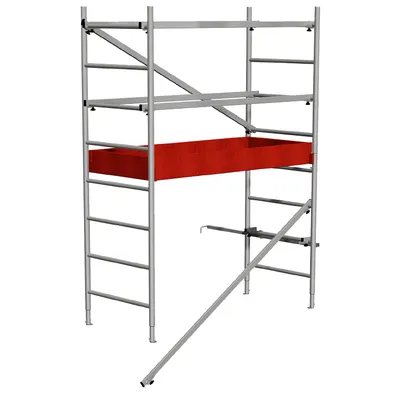 Скеле алуминиево Krause без колела 5 м, 1.5x0.6 м, 150 кг/м2, ClimTec 1