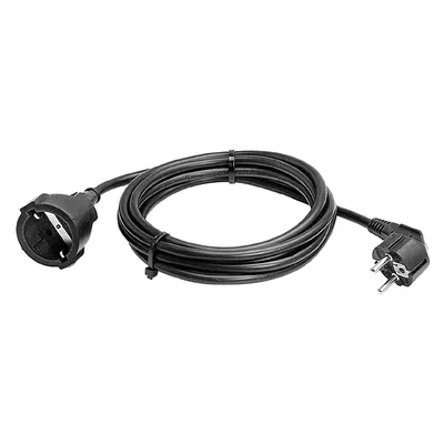 Удължител на кабели as - Schwabe с PVC изолация 10 м, 3x1.5 мм2, ШВПС-В / H05VV-F, черен, 1 гнездо