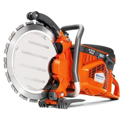 Бензинов ъглошлайф Husqvarna Construction  6.4 к.с., 4800 W, 370 мм, K 970 Ring