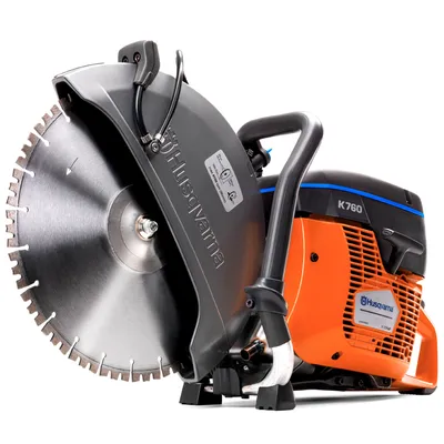 Бензинов ъглошлайф Husqvarna Construction със сензор за масло 3700 W, 350 мм, K 760 Oil Guard