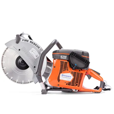 Бензинов ъглошлайф Husqvarna Construction за спасителни операции 5 к.с., 3700 W, 300 мм, K 770 Rescue