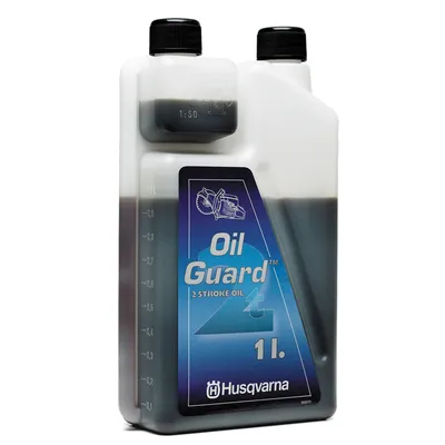 Масло Husqvarna Construction двутактово с дозатор  1 л, OilGuard